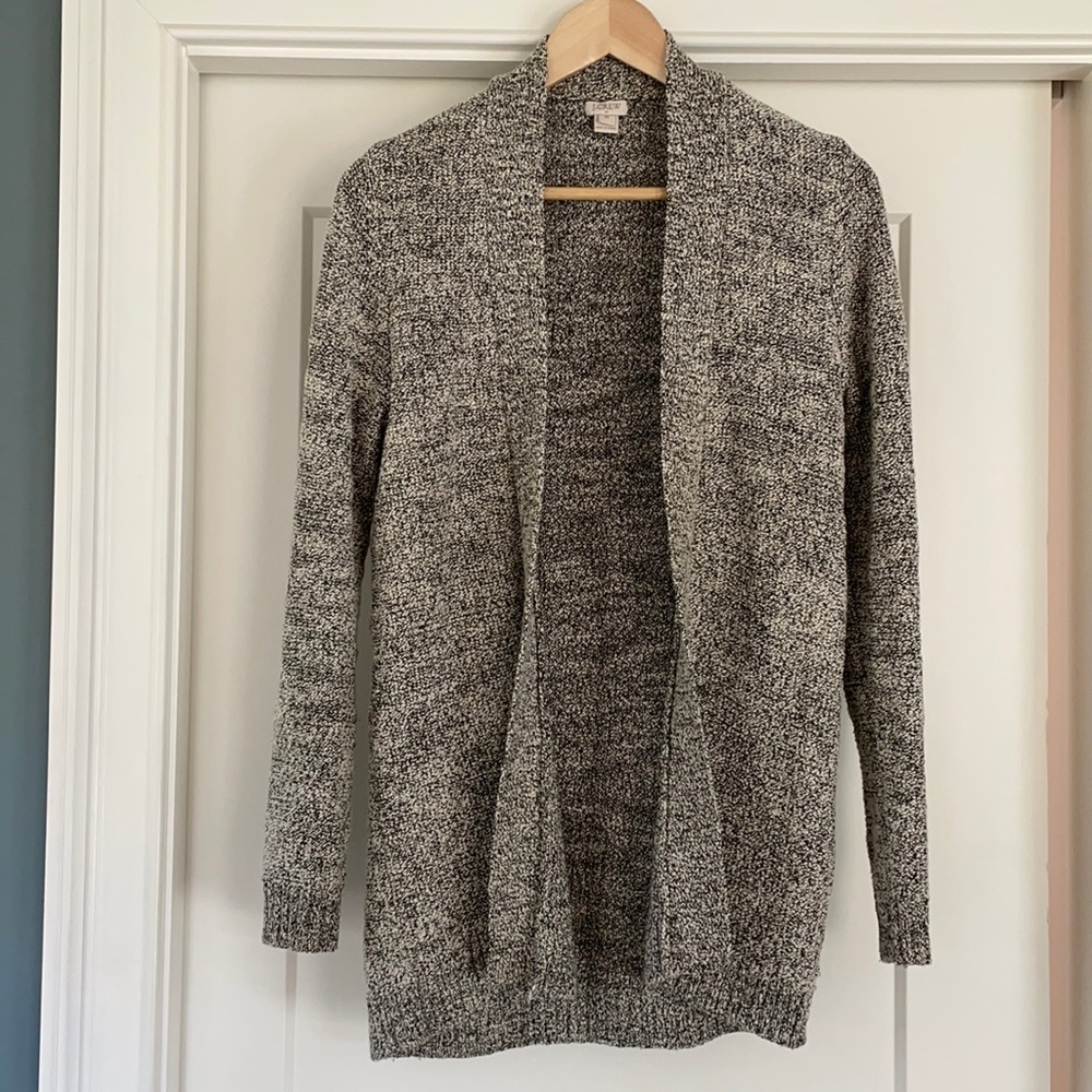 J. Crew shawl cardigan cotton sweater